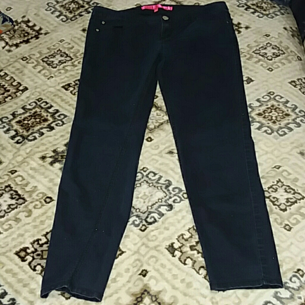 Women's glitter skinny jeans by